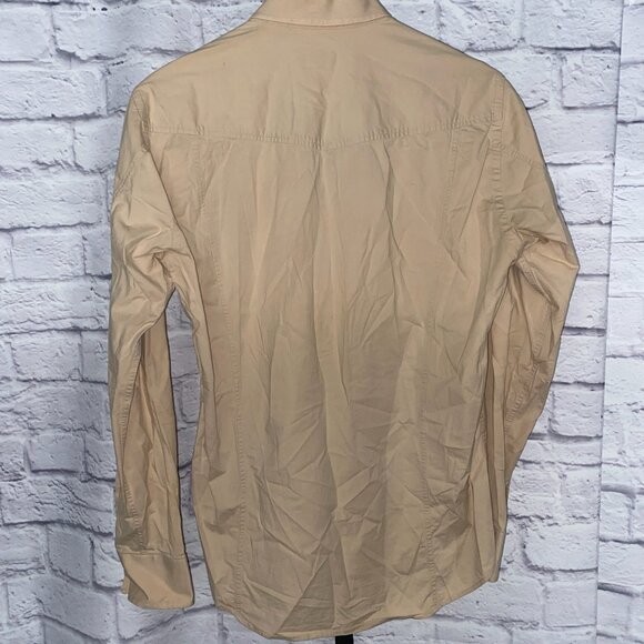 Tan Button Down - Picture 3 of 4